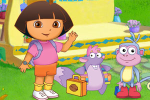 朵拉开学第一天