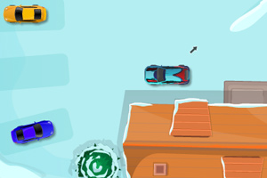 冬季欢乐停车场