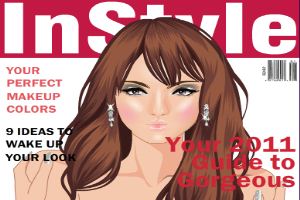 杂志选美皇后封面