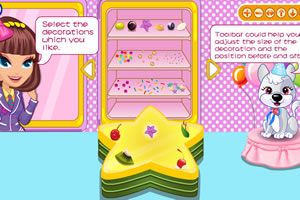 给小狗做生日蛋糕