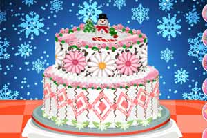 雪人蛋糕