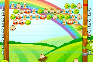 站在电线上的小鸟