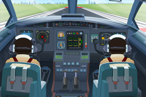 驾驶波音客机