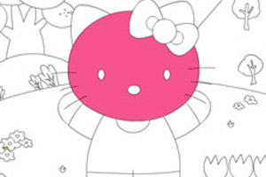 Hellokitty填色