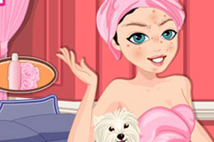 野蛮教师做美容