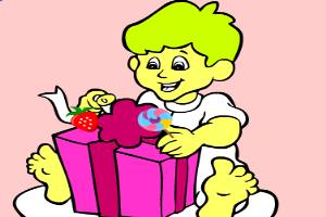 小朋友和他的礼物