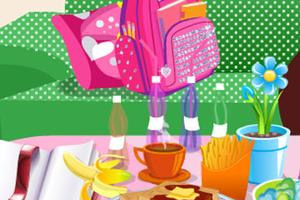 杂乱桌面找饼干