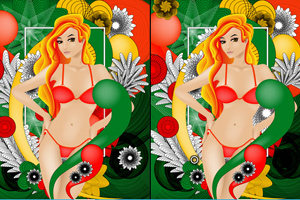 性感比基尼美女找茬