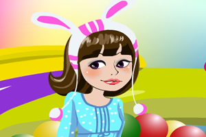 坐在彩球中的女孩