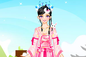 可爱古装兔公主 