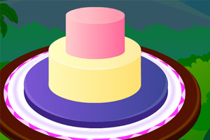 漂亮的朵拉蛋糕