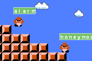 超级玛丽学打字