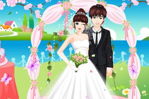 浪漫的婚礼装扮