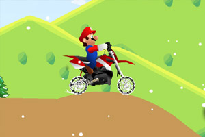 马里奥冰雪摩托