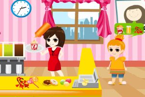 经营爆米花小店