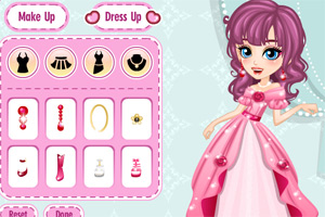 可爱芭比做美容