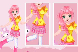 小碎花时尚装扮