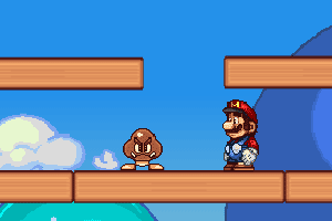 吐泡泡的马里奥