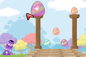 大炮兔子吃彩蛋