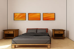 逃出整洁的卧室