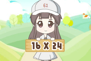 六一女孩学算术