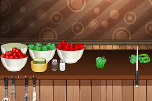 黄瓜西红柿拼盘