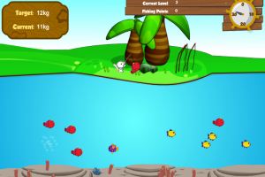 松鼠的钓鱼时间