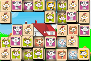 卡通动物连连看