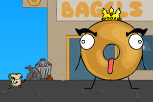 小面包大战甜甜圈