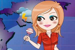 女新闻节目主持人