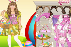 复活节的兔子装