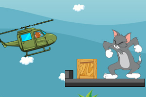 杰瑞直升机炸汤姆无敌版