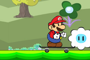 马里奥迷你滑板