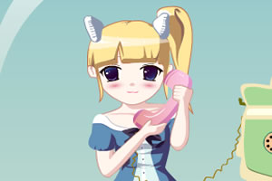 与情人煲电话粥