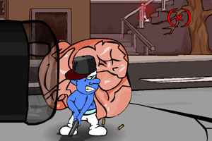 射杀蓝精灵无敌版