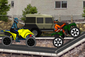 四轮摩托障碍赛