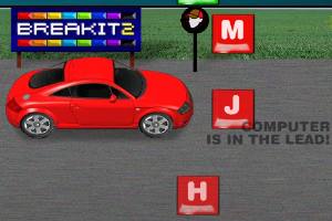 键盘字母赛车