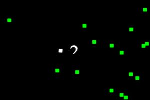 躲避像素方块群