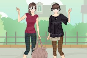 波西米亚风姐妹装扮游戏