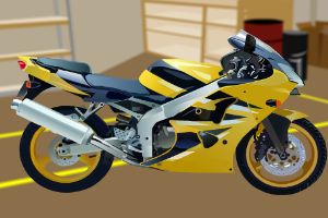 我的竞赛摩托车