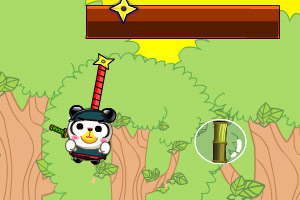 熊猫忍者吃竹子选关版