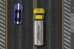 油罐车公路角逐