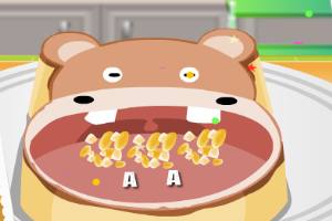 布置甜美的蛋糕