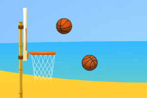 海滩投篮