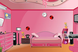 粉红色房间装饰