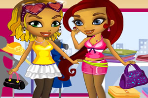 丽莎和米娜去逛街