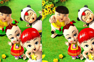 可爱宝宝找不同