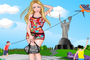 时尚乌克兰女孩