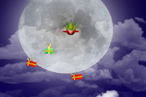 圣诞超人拿礼物