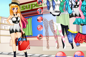 甜心女孩购物